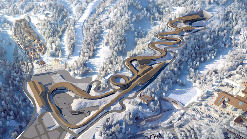 Yanqing, a suburban district of Beijing located 80 km to the northwest, will host alpine skiing and sliding events, including bobsleigh, skeleton, and luge. The Yanqing zone will feature two new venues: the National Alpine Skiing Center and the National Sliding Center.