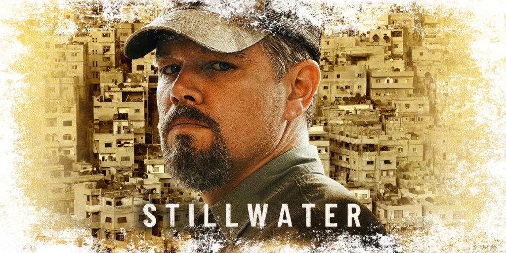 In the 2021 film "Stillwater," Damon played Bill Baker, an American oil rig roughneck who travels to Marseille, France, to visit his estranged daughter. The film follows his journey as he tries to clear his daughter's name after she is accused of murder. The film was directed by Tom McCarthy and starred Abigail Breslin and Camille Cottin.