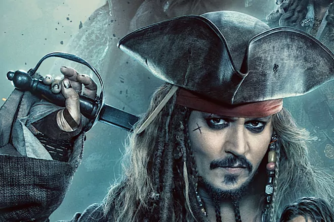 Jack Sparrow, a witty and charismatic pirate who embarks on various adventures, in the Pirates of the Caribbean franchise (2003-2017).